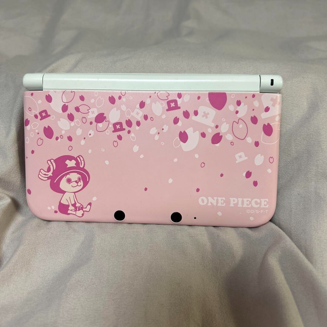Nintendo 3DS LL XL Console One Piece Chopper Pink Japan model game w/Box Game