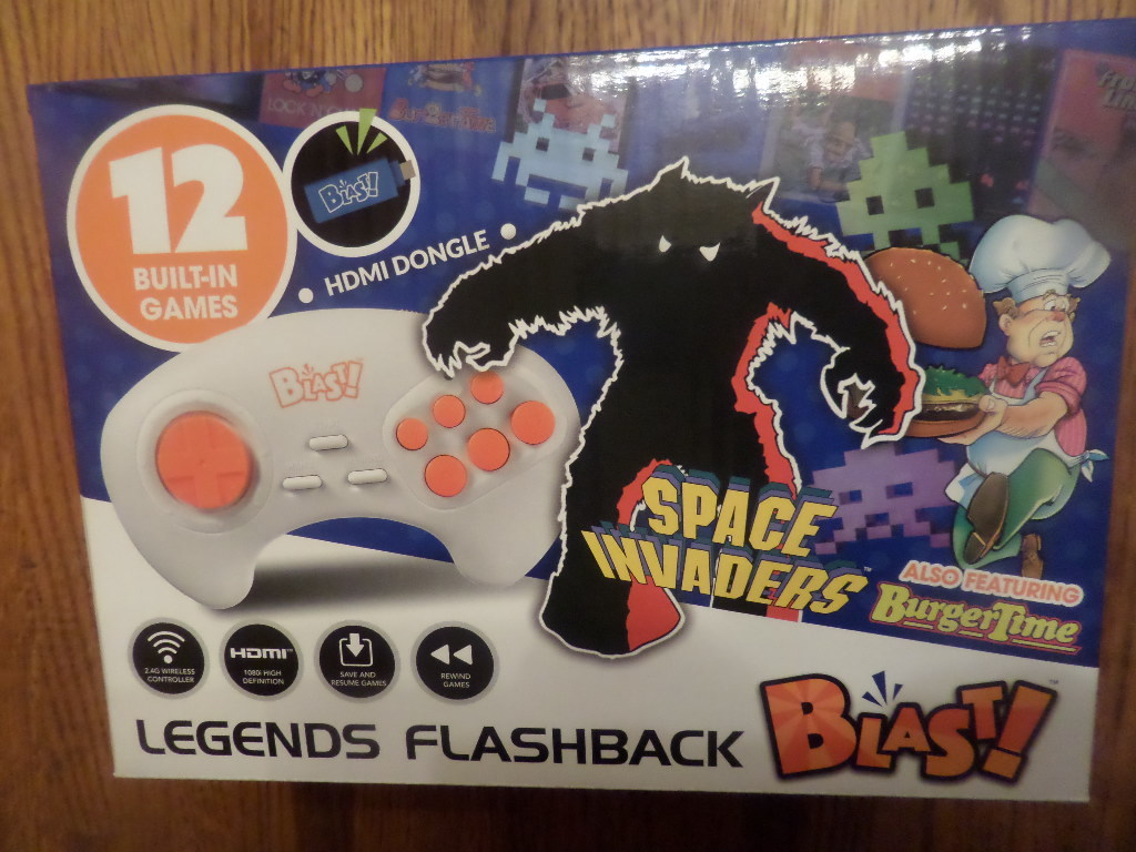 Activision Flashback Blast! Space Invaders BurgerTime HDMI 12 Retro Video Games