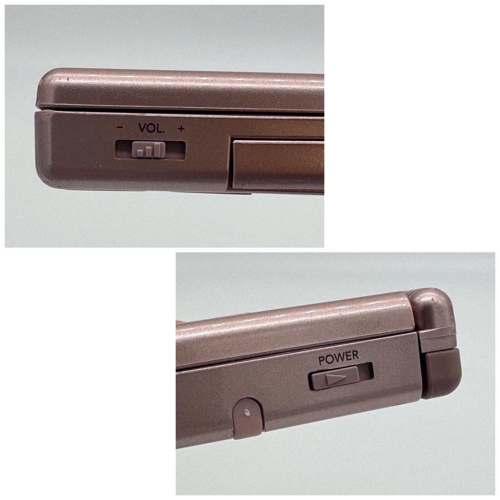 Nintendo DS Lite Console Metallic Rose With Charging Cable Stylus Games – TESTED