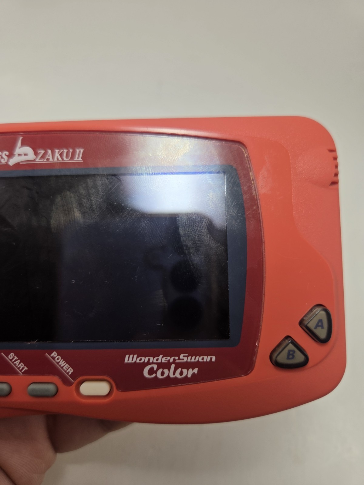 WonderSwan Color MS-06S ZAKU II Zaku Version Console Only Bandai Gundam Working