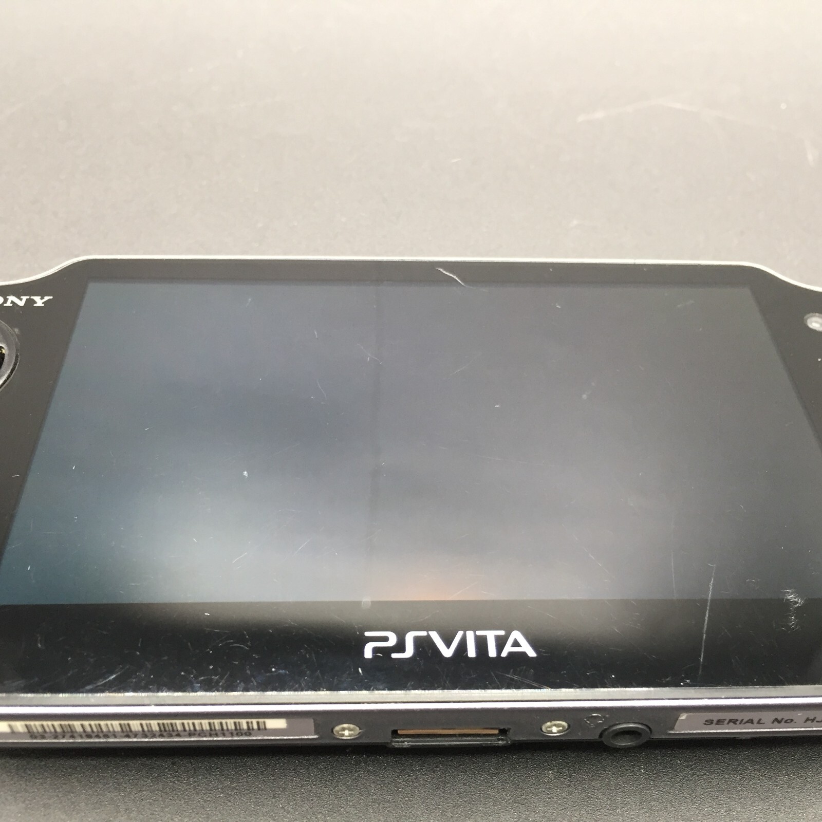 【Very Good】Sony PS Vita PCH-1100 Crystal Black 3G/Wi-Fi Model Console only #Toy0