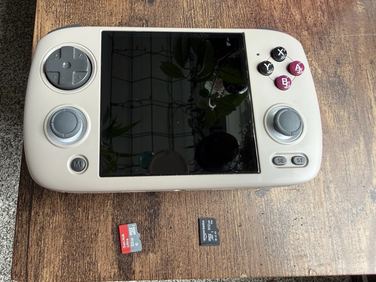 Anbernic RG CubeXX Gray – CIB + 512GB & 32GB microSD – Custom Linux Setup