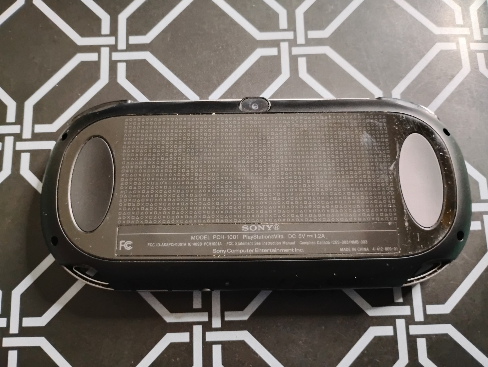 Sony PlayStation PS Vita OLED (PCH-1001) Tested And Working W/ Grip & 8GB Card