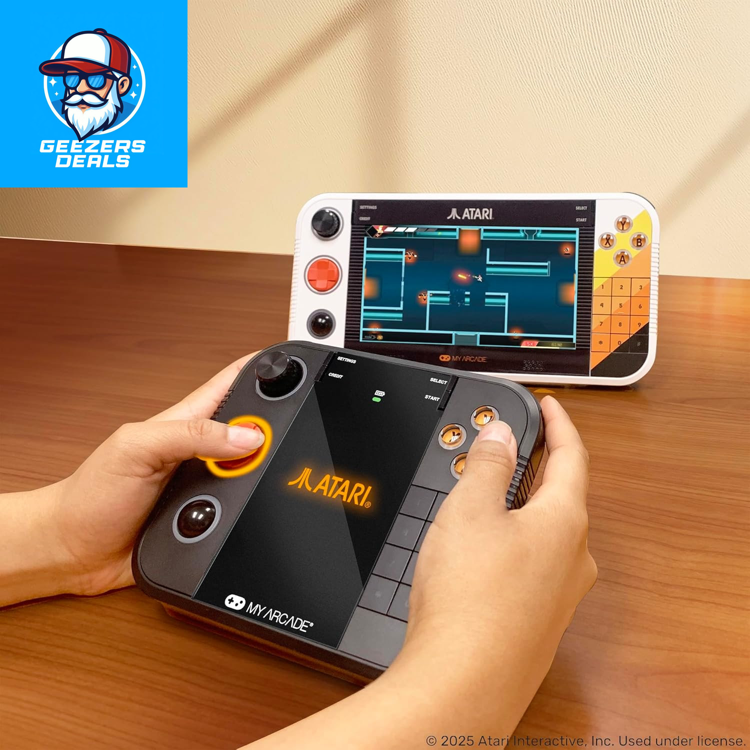 Atari Gamestation Go: Rechargeable Battery, over 200+ Preloaded Retro Video Game