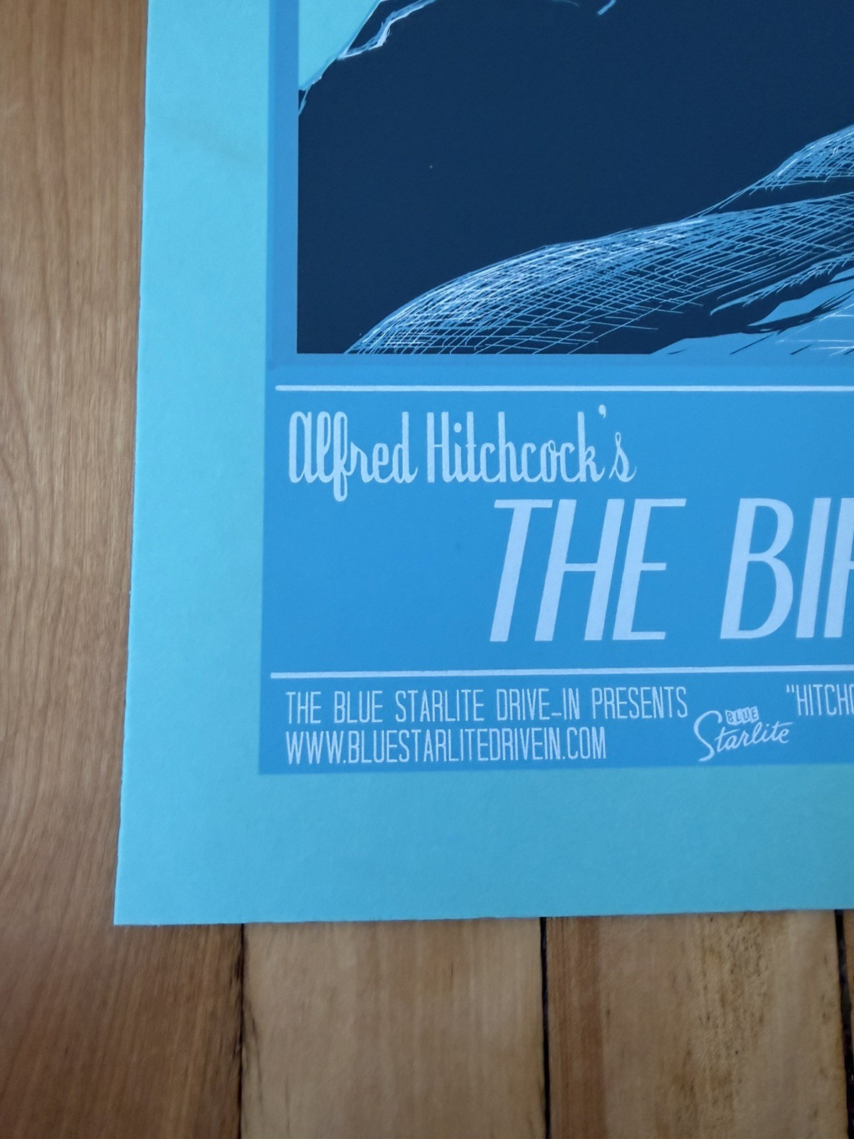 The Birds by New Flesh – Alfred Hitchcock Art Print Poster Mondo 2012 18×24