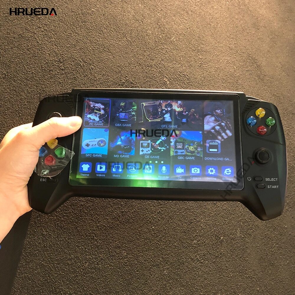Retro Video Game Classic Console Portable 7 inch Game Screen Display 6000 Games