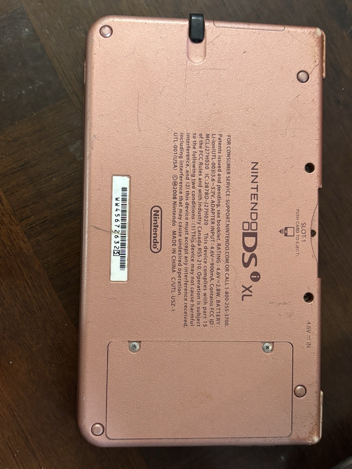 2008 Nintendo DSi XL UTL-001 Pink With Box READ