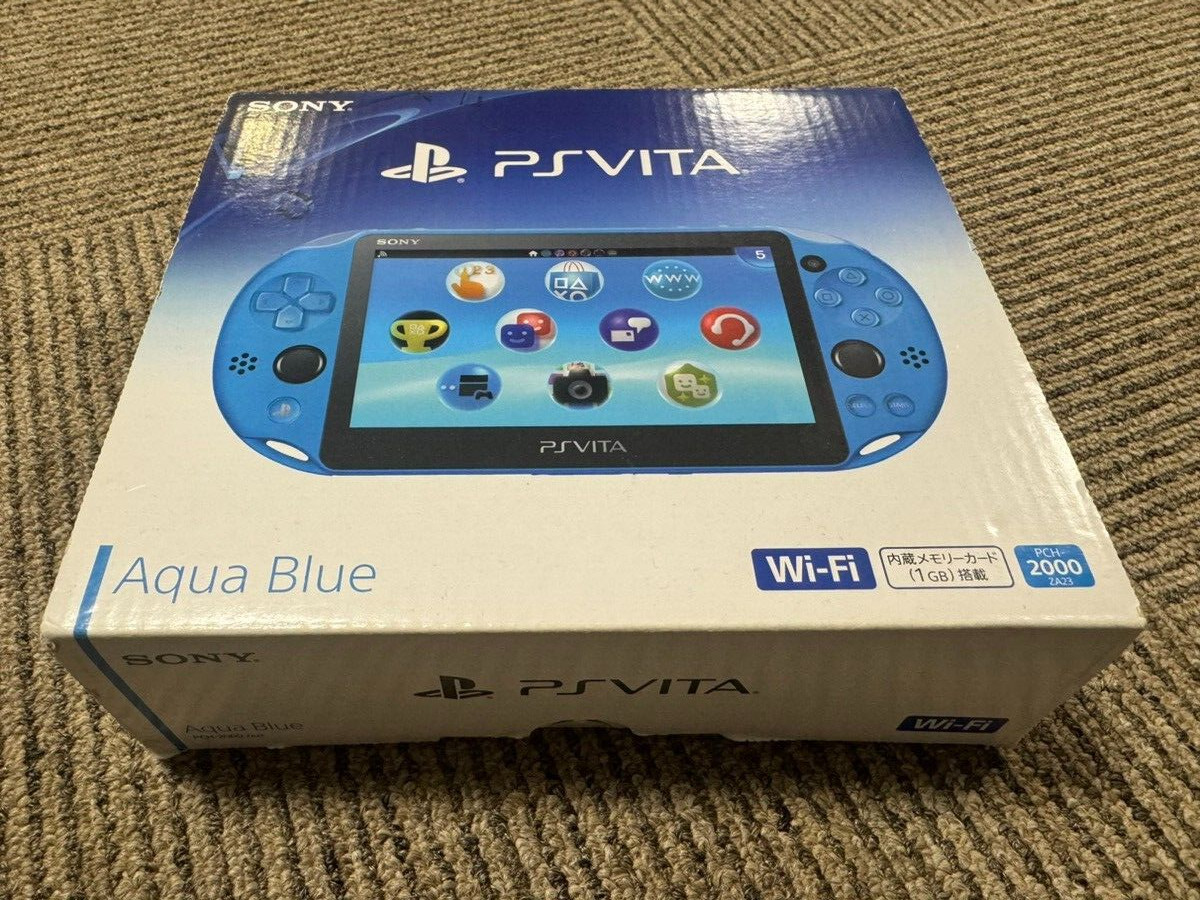 Sony PlayStation Vita Wi-Fi Model Aqua Blue (PCH-2000ZA23) – Japan