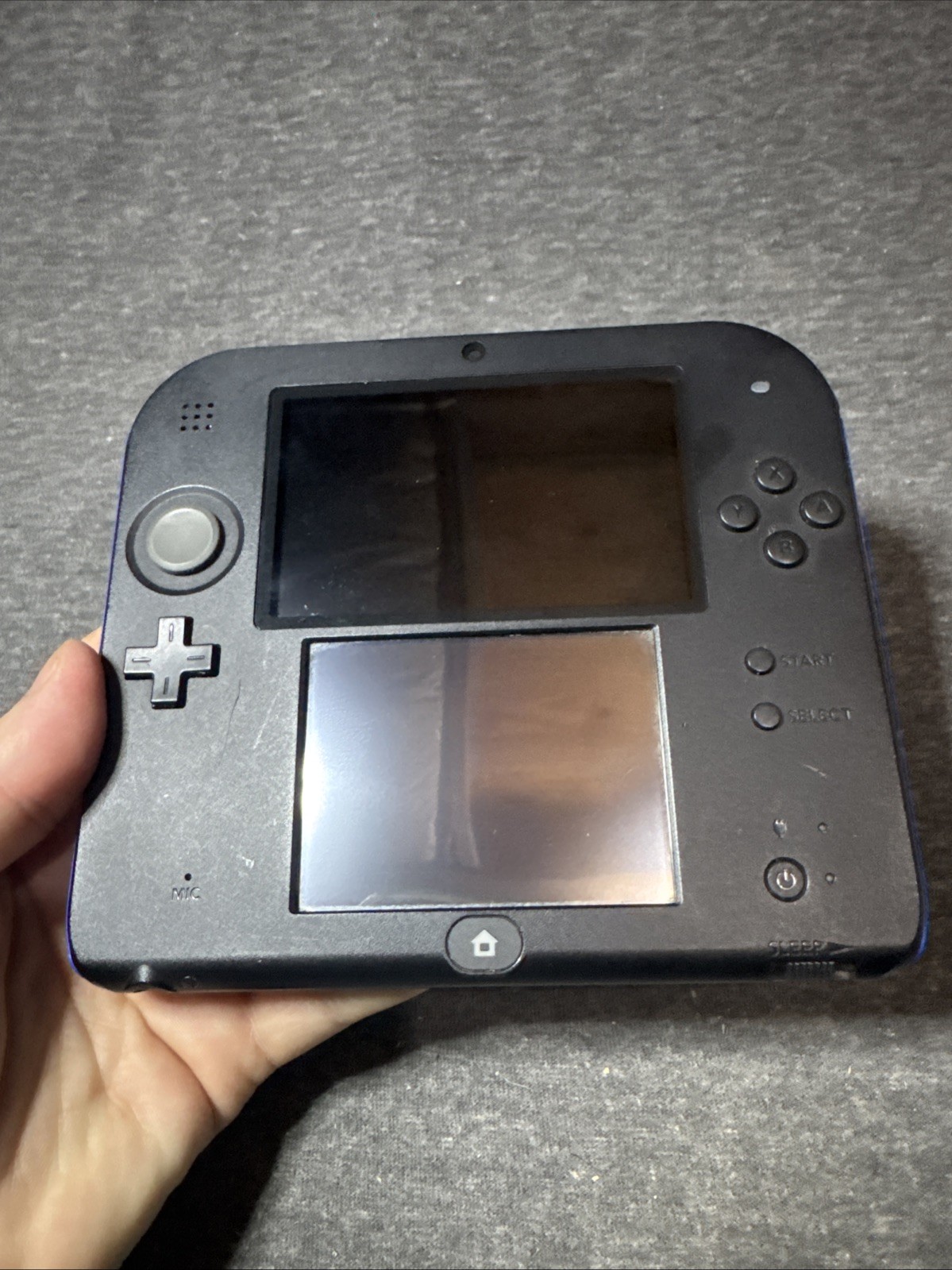 Nintendo 2DS Blue and Black Handheld System