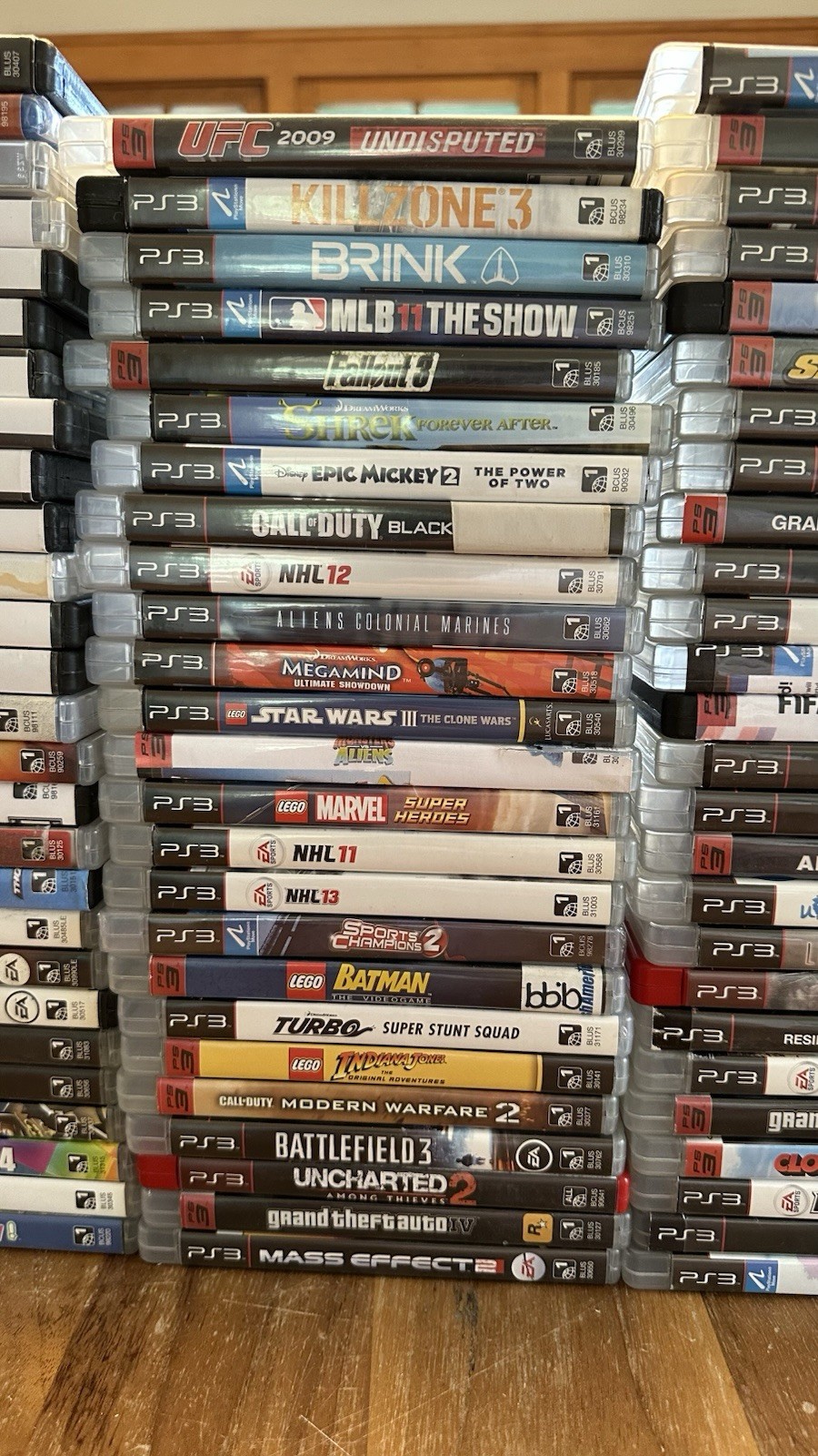 PlayStation 3 PS3 Bundle 2x Many Accessories 110 Games