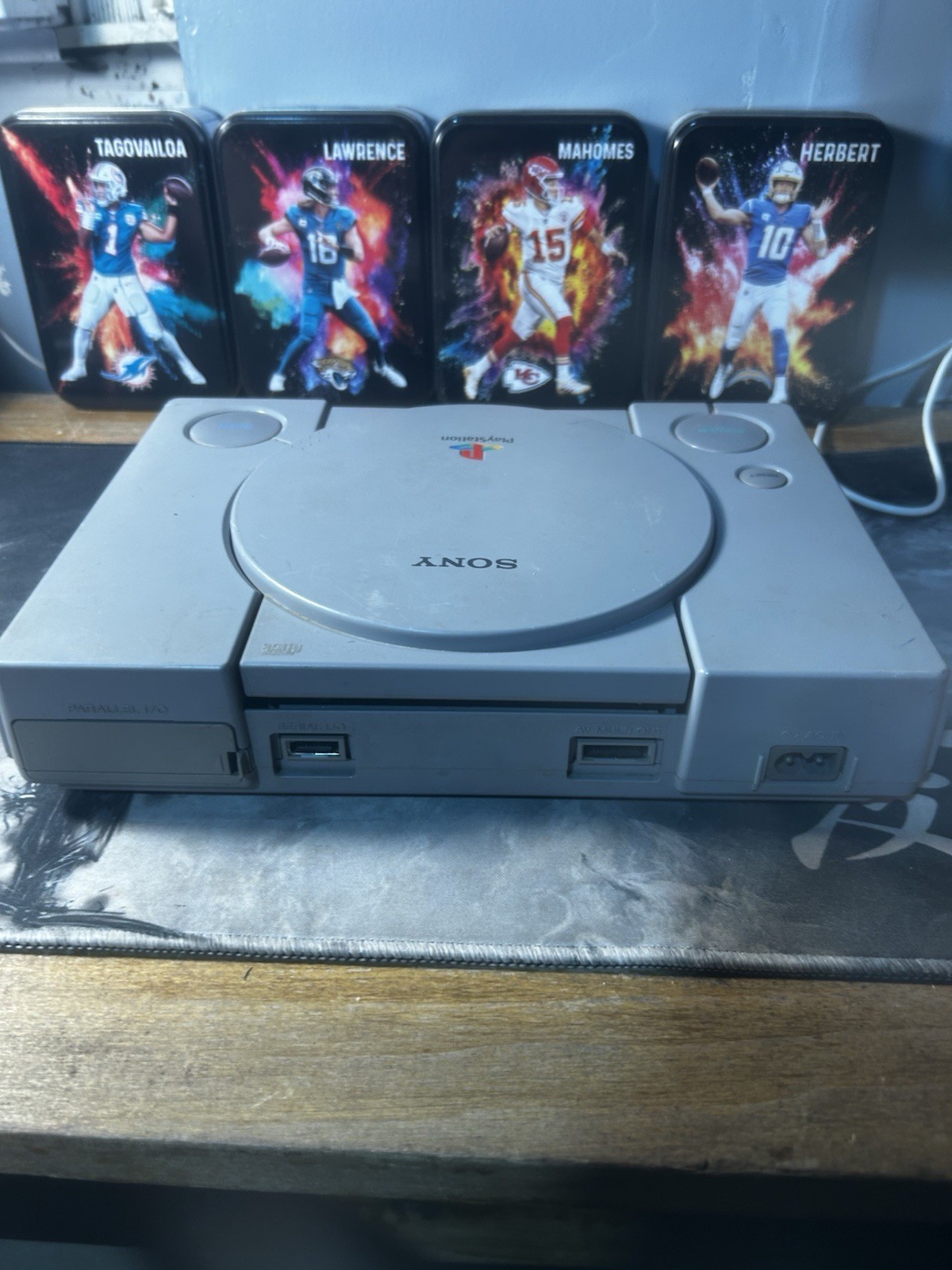 Sony PlayStation 1 SCPH-7501 Gray Console AV Multi Out Memory Support NOT TESTED
