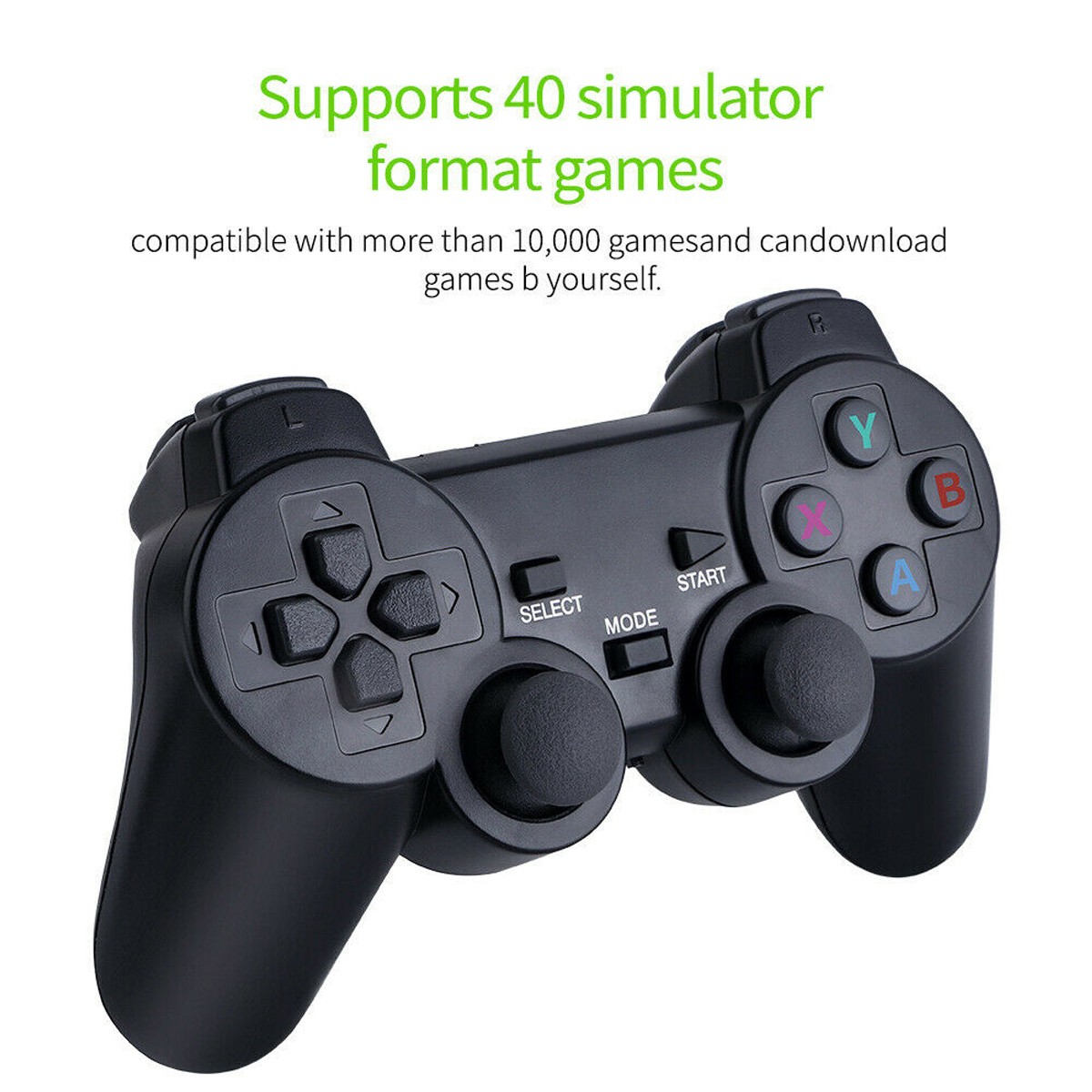 Video Game Console Retro 40000+ Games TV Stick 4K HDMI &2 Wireless Controller US