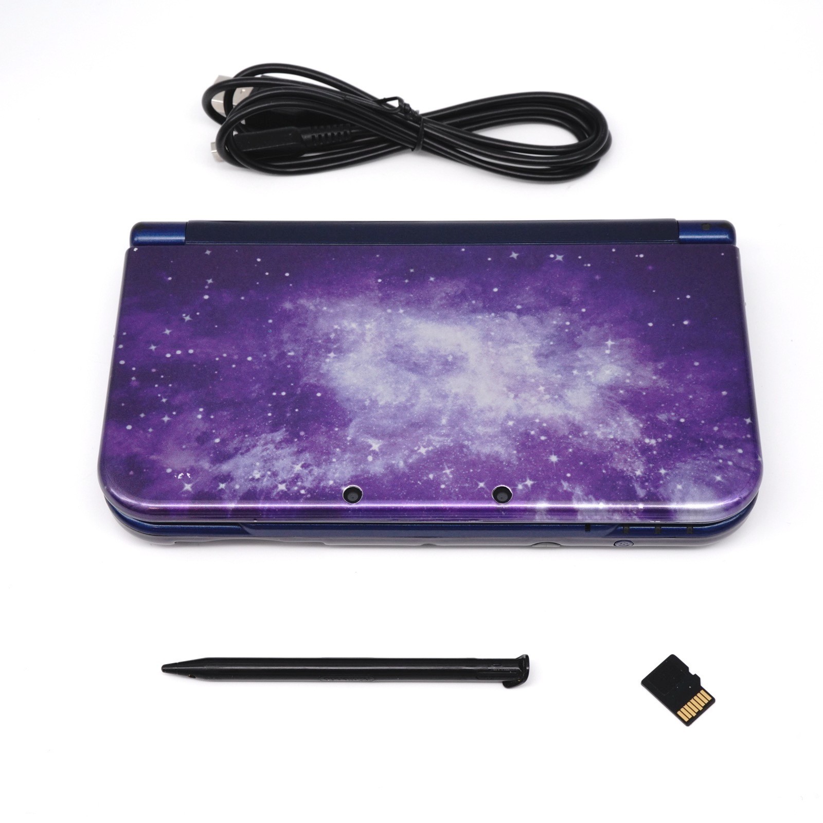 Nintendo New 3DS XL LL Galaxy Edition Purple Console + Extras (USA Seller)