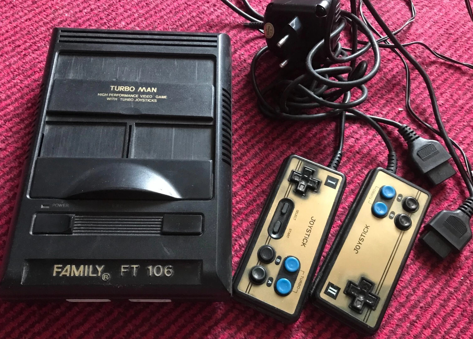 Famiclone console FAMILY FT 106 RARE analog Pegasus Famicom 60pin
