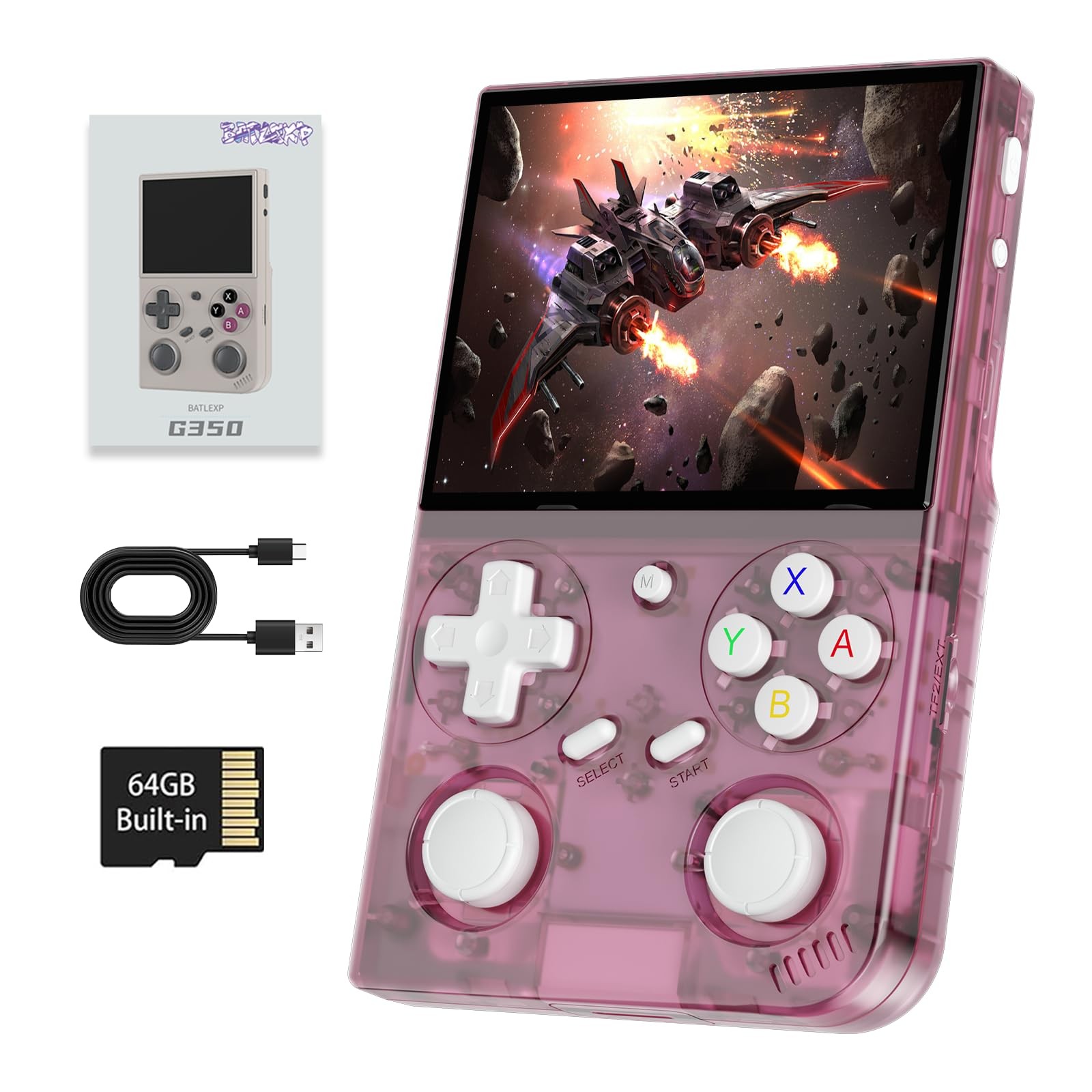 G350 Handheld Game Console , G350 Gaming Console 3.5” IPS Screen Linux Syste…
