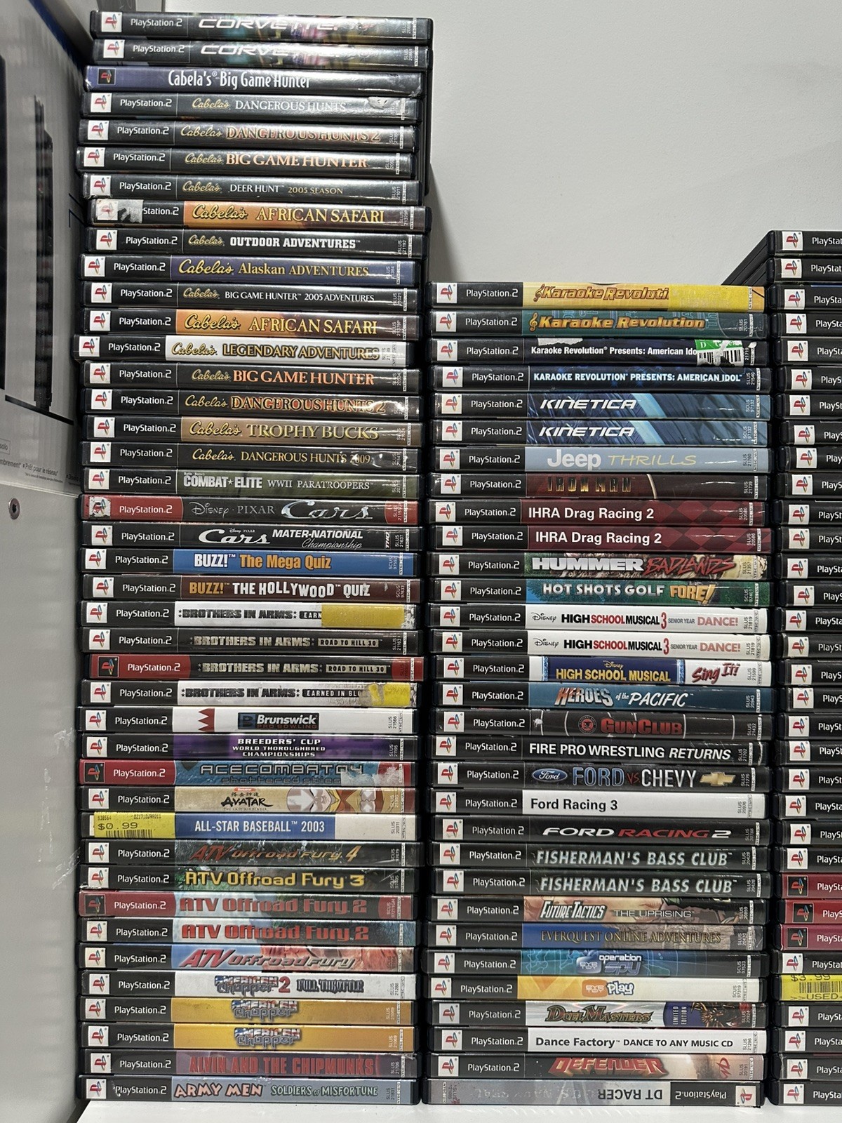 Sony PlayStation 2 PS2 Slim Console OEM Bundle Black Tested w/ControlMemory Card