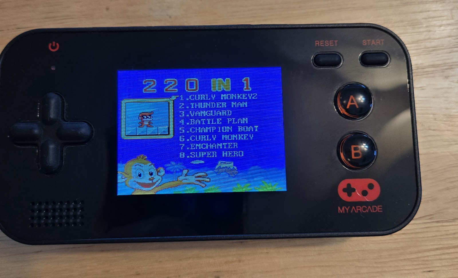 My Arcade Gamer V Portable Handheld 220 Retro 8-bit Video Games dreamGear