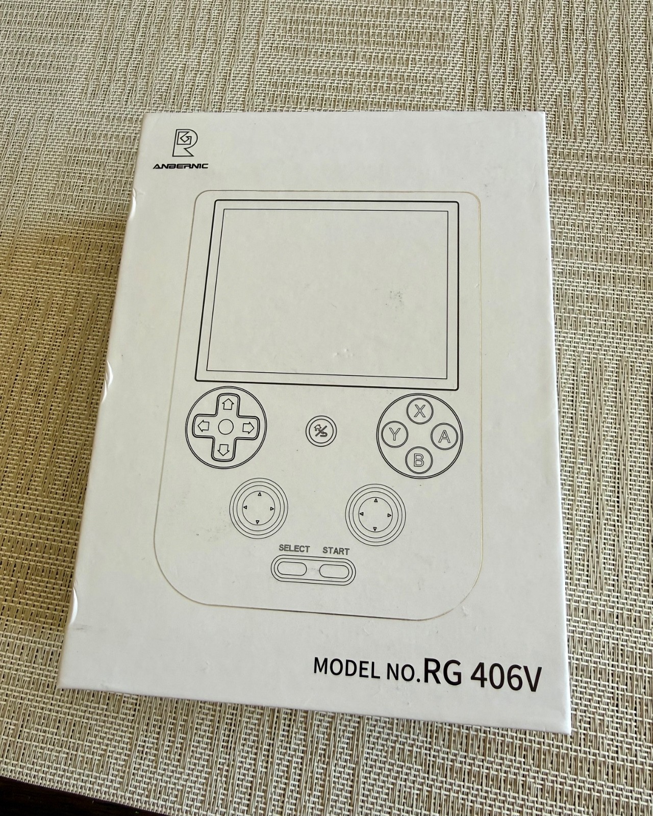 ANBERNIC RG 406V Video Game Console Transparent Black