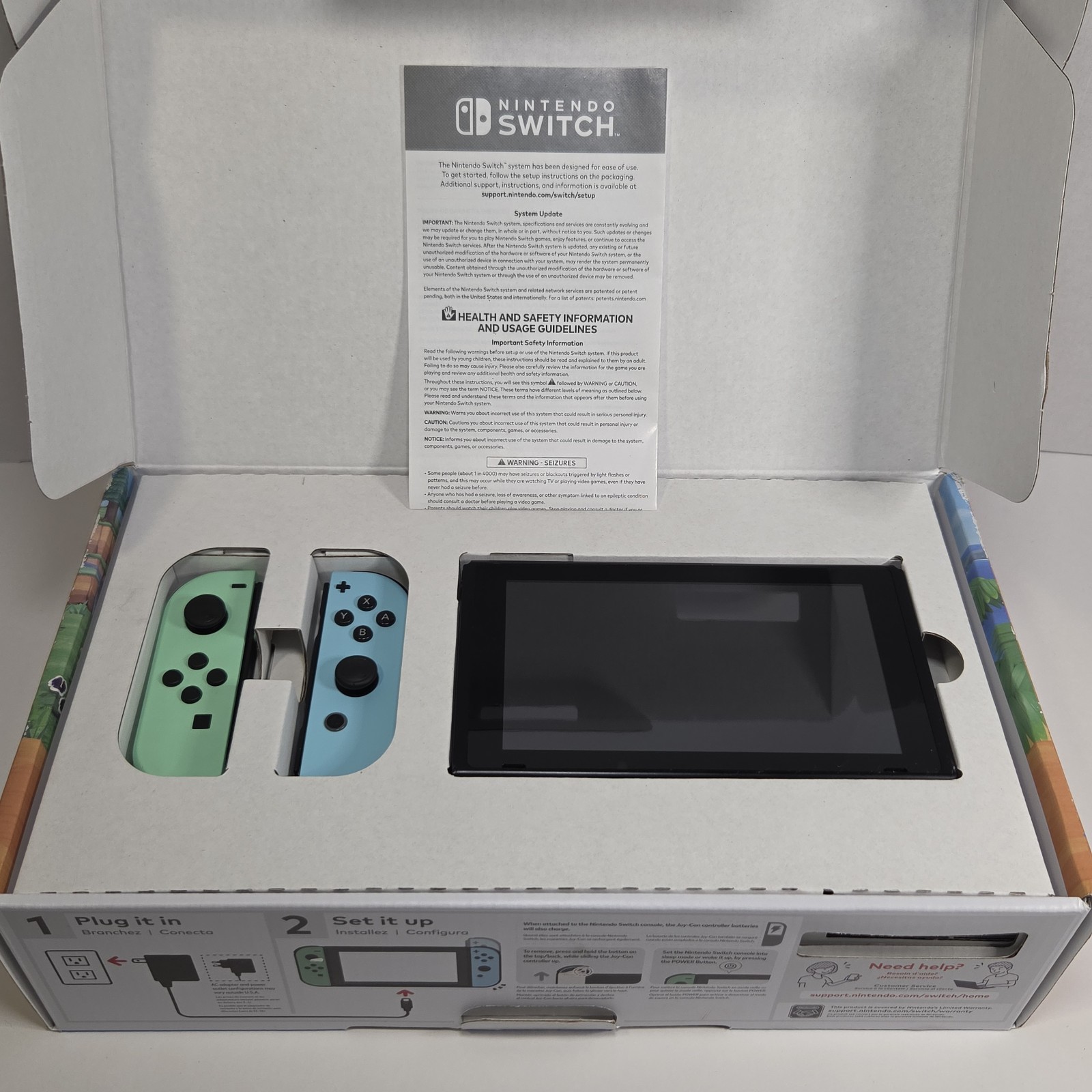 Nintendo Switch Animal Crossing Horizons Special Edition w/ Box – Factory Reset