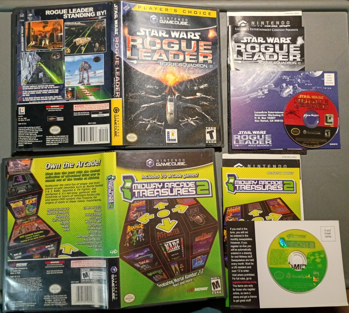 Nintendo GameCube Console Bundle 13 Games 2 Controllers + Accessories