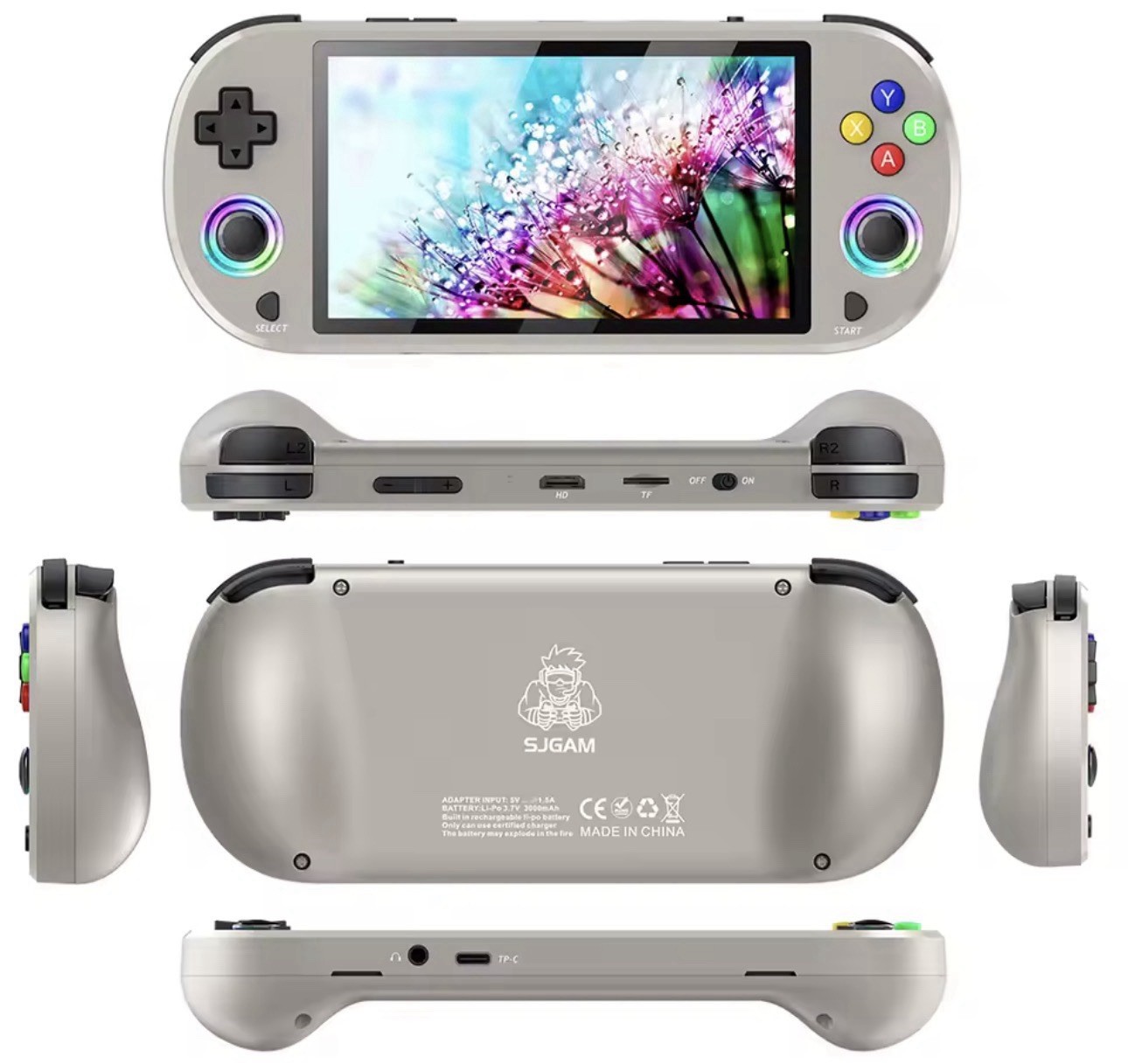 New 128GB M22 Pro Portable Pocket Retro Handheld Video Game Console 5.0in Screen