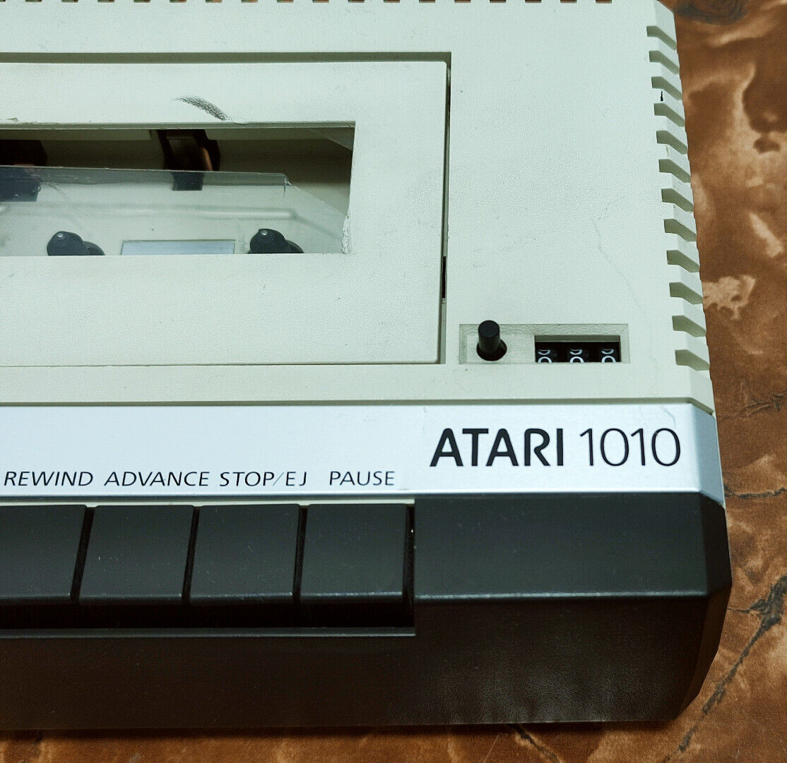 Vintage Atari 1010 Program Recorder Untested For Parts or Repair