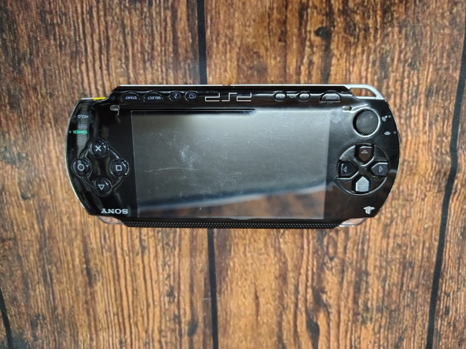 Sony PlayStation Portable PSP 1001 Black Fat Console Tested Working