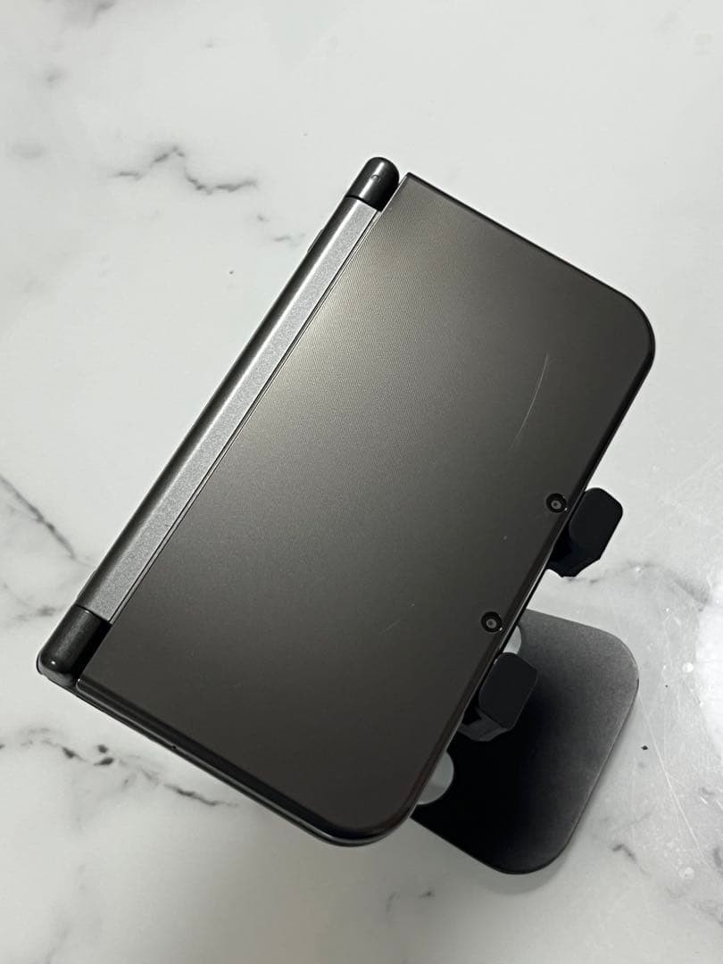 Nintendo New 3DS LL XL Metallic Black Console Stylus Tested Working Japan Ver