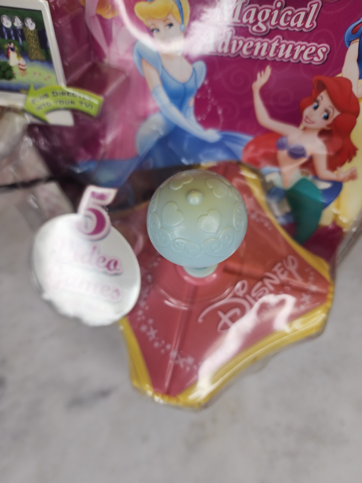 2006 Jakks Disney Princess Magical Adventures 2nd Ed. Plug & Play TV w/ 5 Games