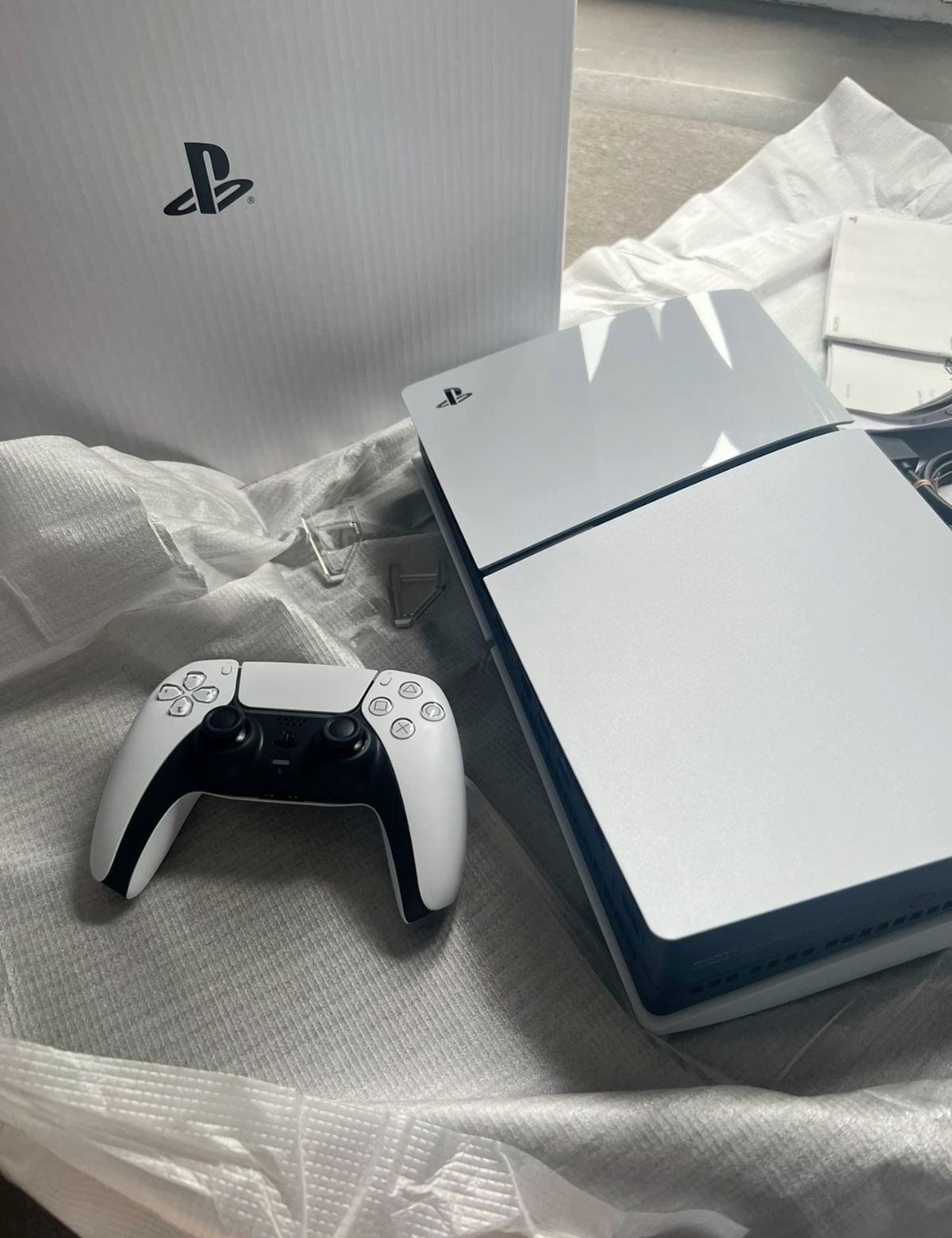 Sony PlayStation 5 Slim Digital PS5 825GB White Console Gaming System CFI-2015