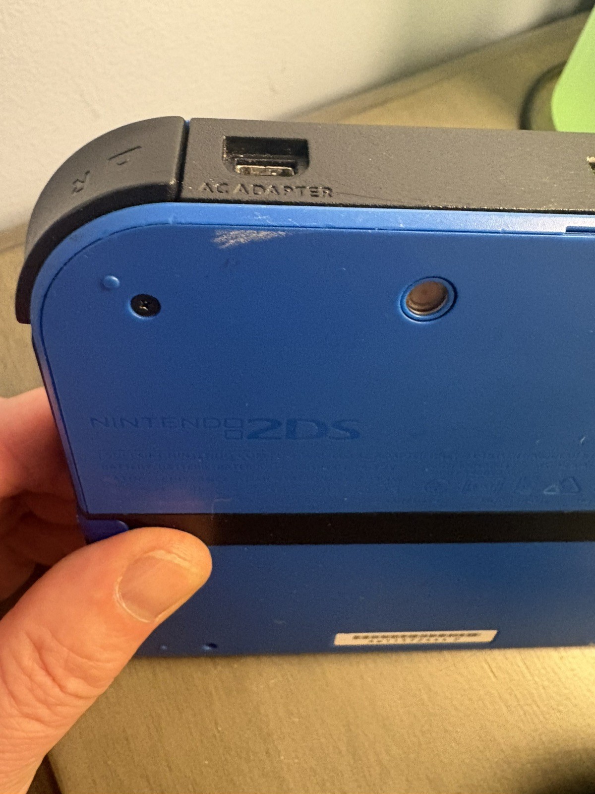 Nintendo 2DS Handheld Game Console FTR-001 Electric Blue TESTED WORKING