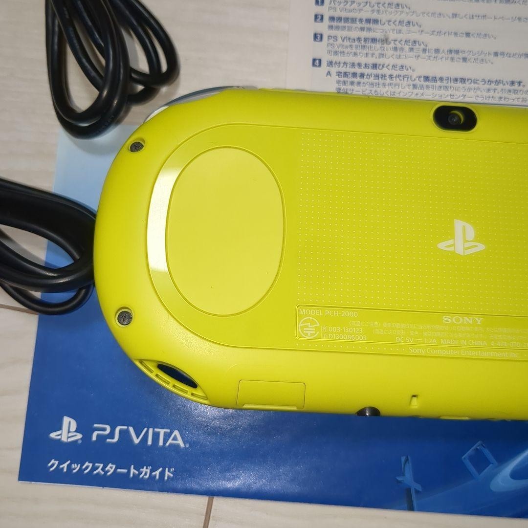 Sony PlayStation Vita PCH-2000 ZA13 Lime Green / White Console Tested Fully Work