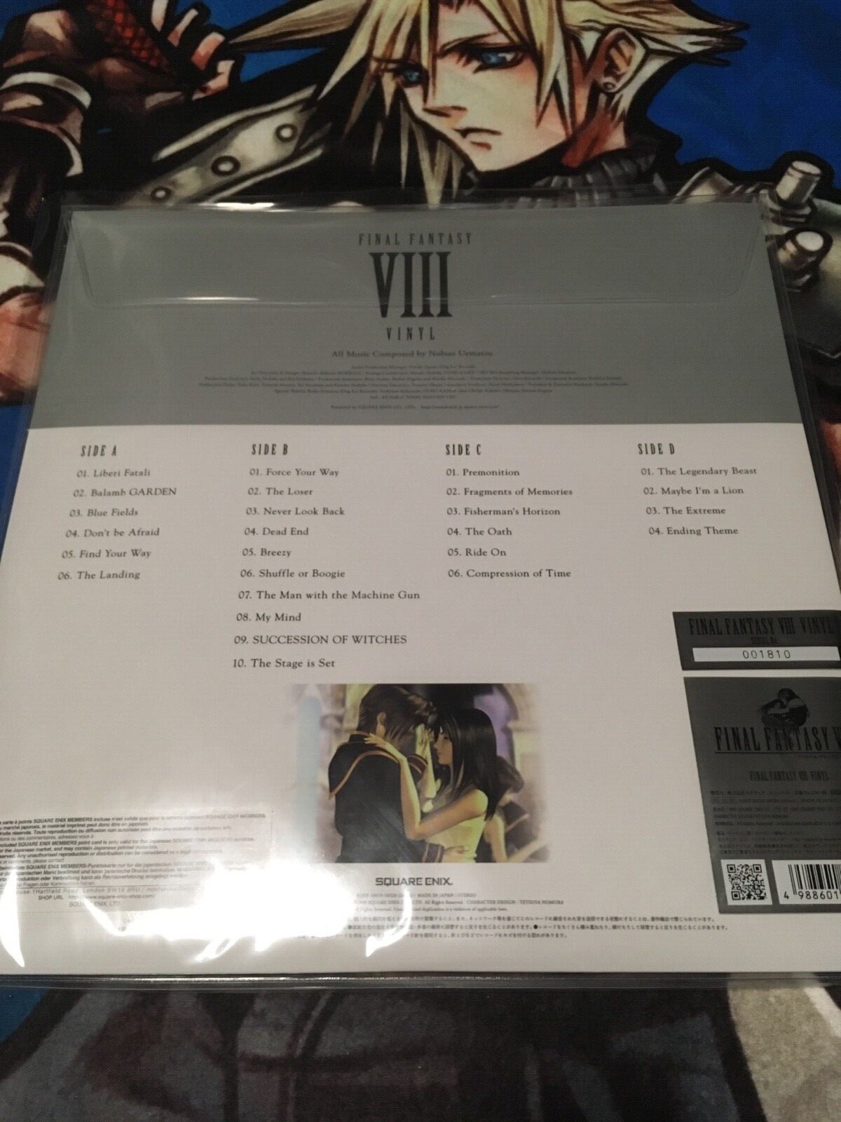 final fantasy viii 8 vinyl soundtrack ost lp copy#1810 nobuo uematsu new sealed