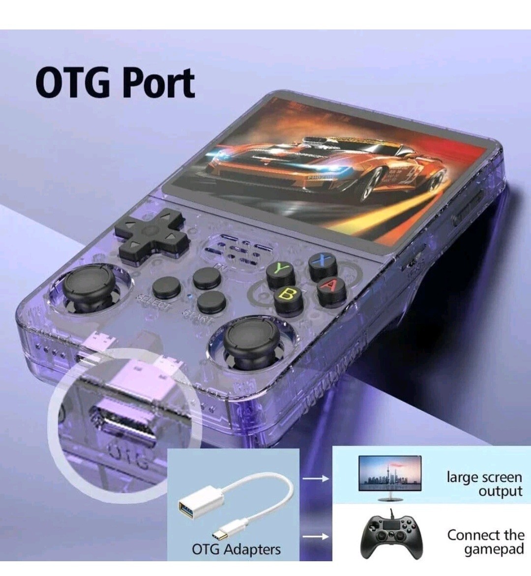 R36S Retro Handheld Video Game Console 20000 Games 3.5 Inch IPS Scree