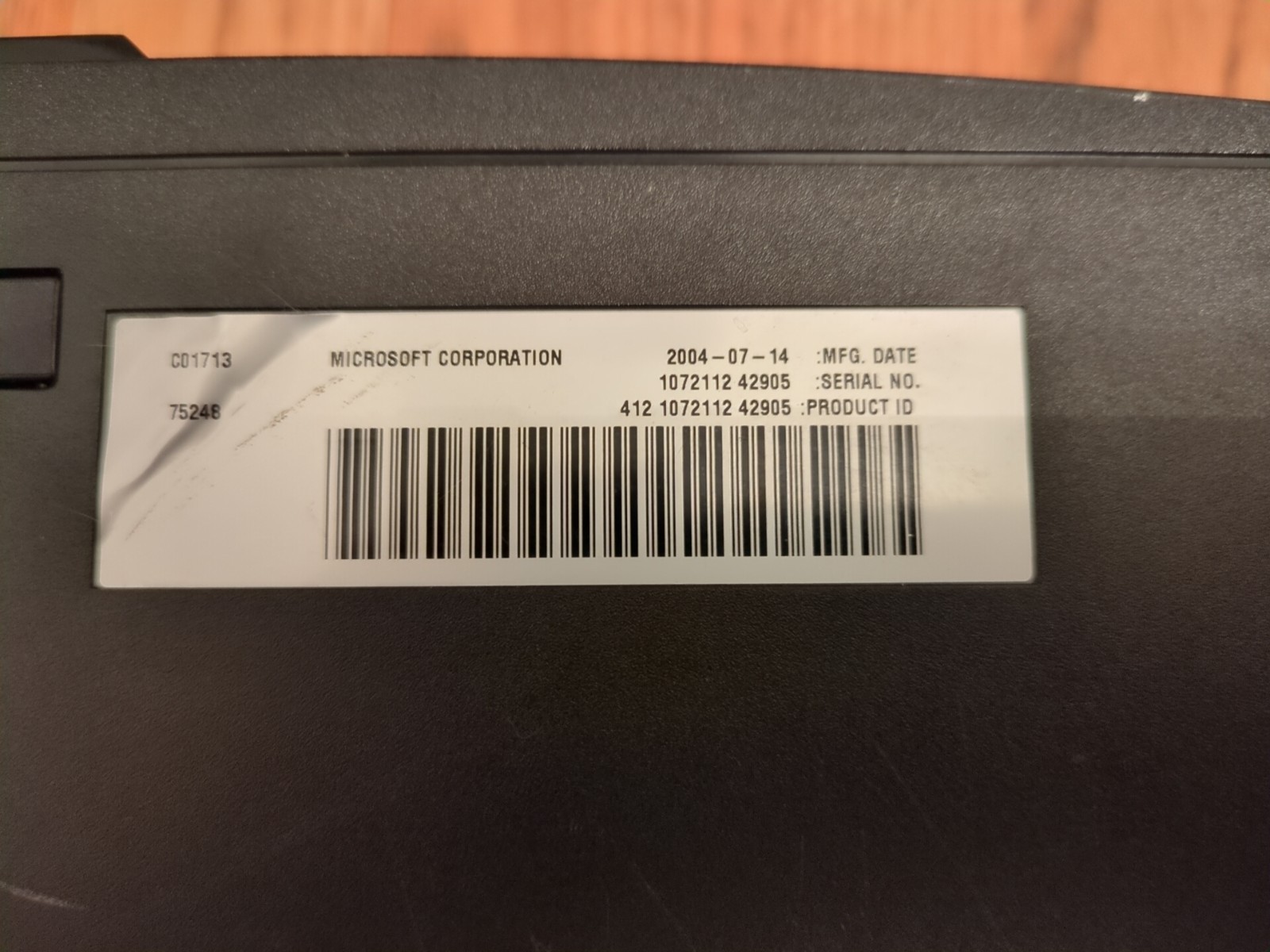 Microsoft Xbox Black Console – Tested & Working – New Drive Belt