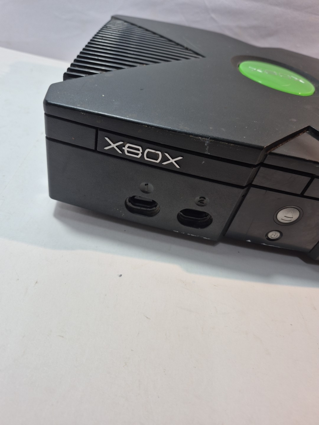 Original Xbox Console Only For Parts Or Repair Tray Sticks Yellow Light Blinks