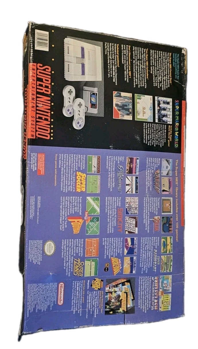 Super Nintendo Entertainment System Super Set Console (BOX ONLY)