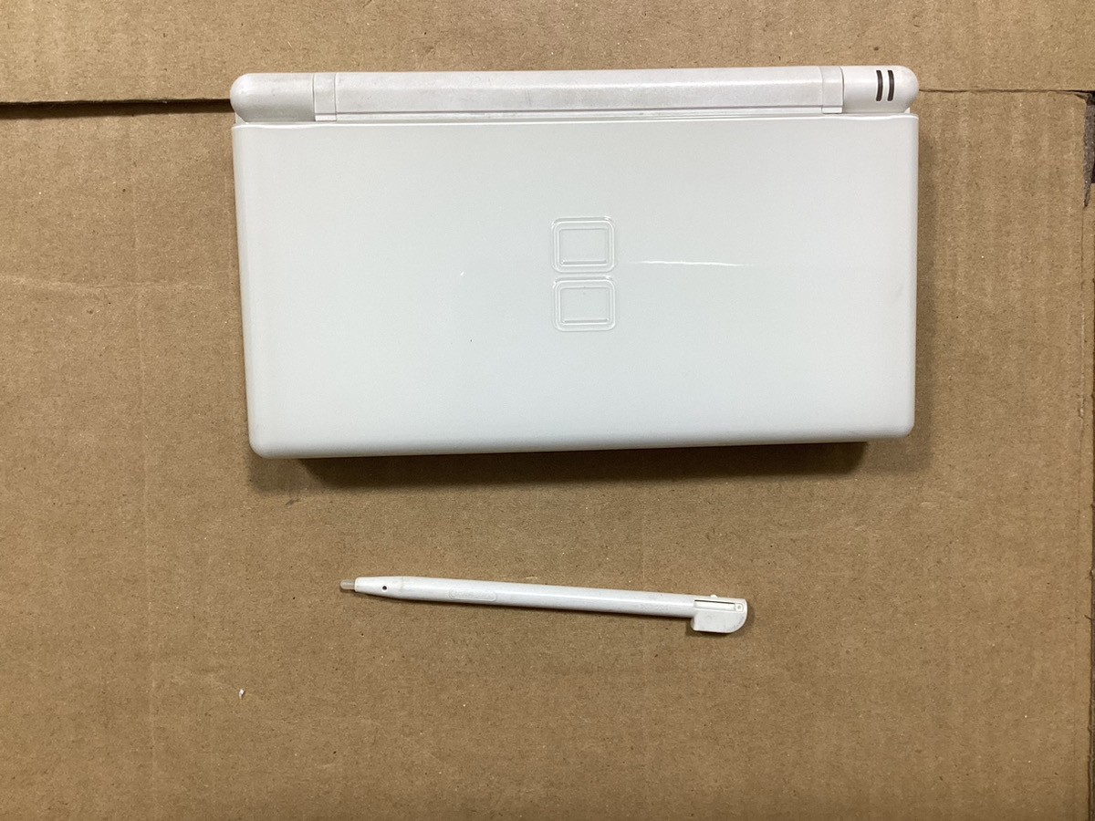 Nintendo DS Lite Crystal White USG-001 Japan ver. working