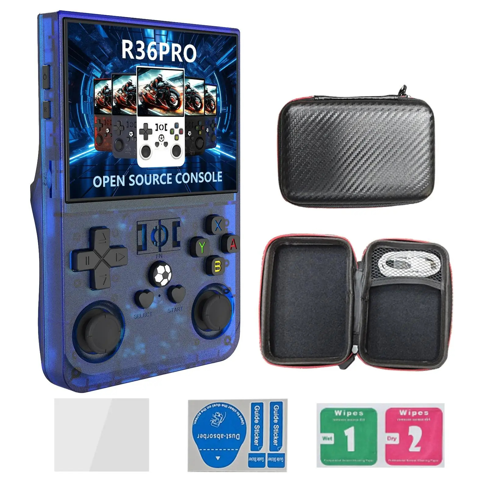2025 R36S Pro Retro Game Console 128GB Handheld Gaming Device