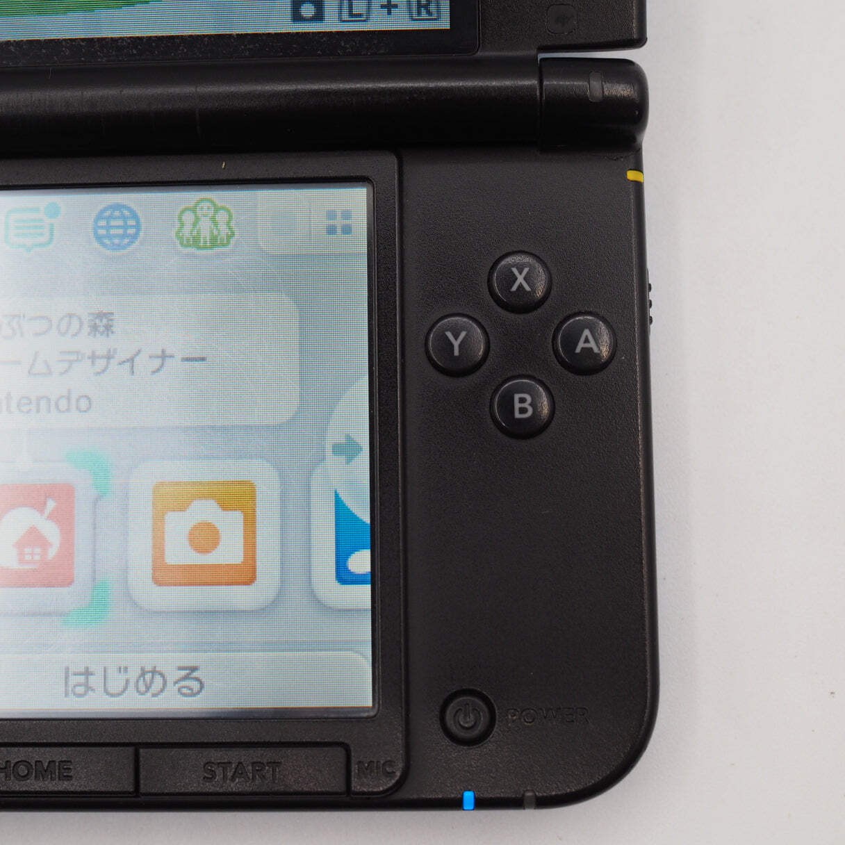 Nintendo 3DS LL XL Blue Black Handheld Console SPR-001 For parts or not working