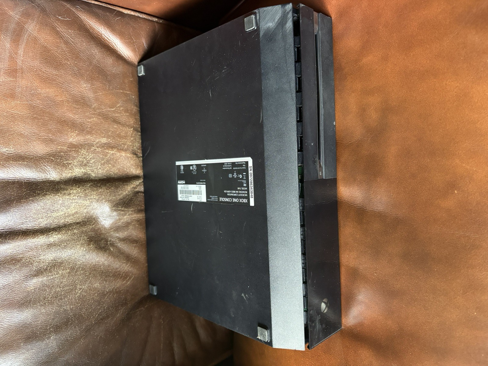 MICROSOFT XBOX ONE GAMING CONSOLE | 1540 | 500GB | BLACK | NO POWER CABLE/ PARTS