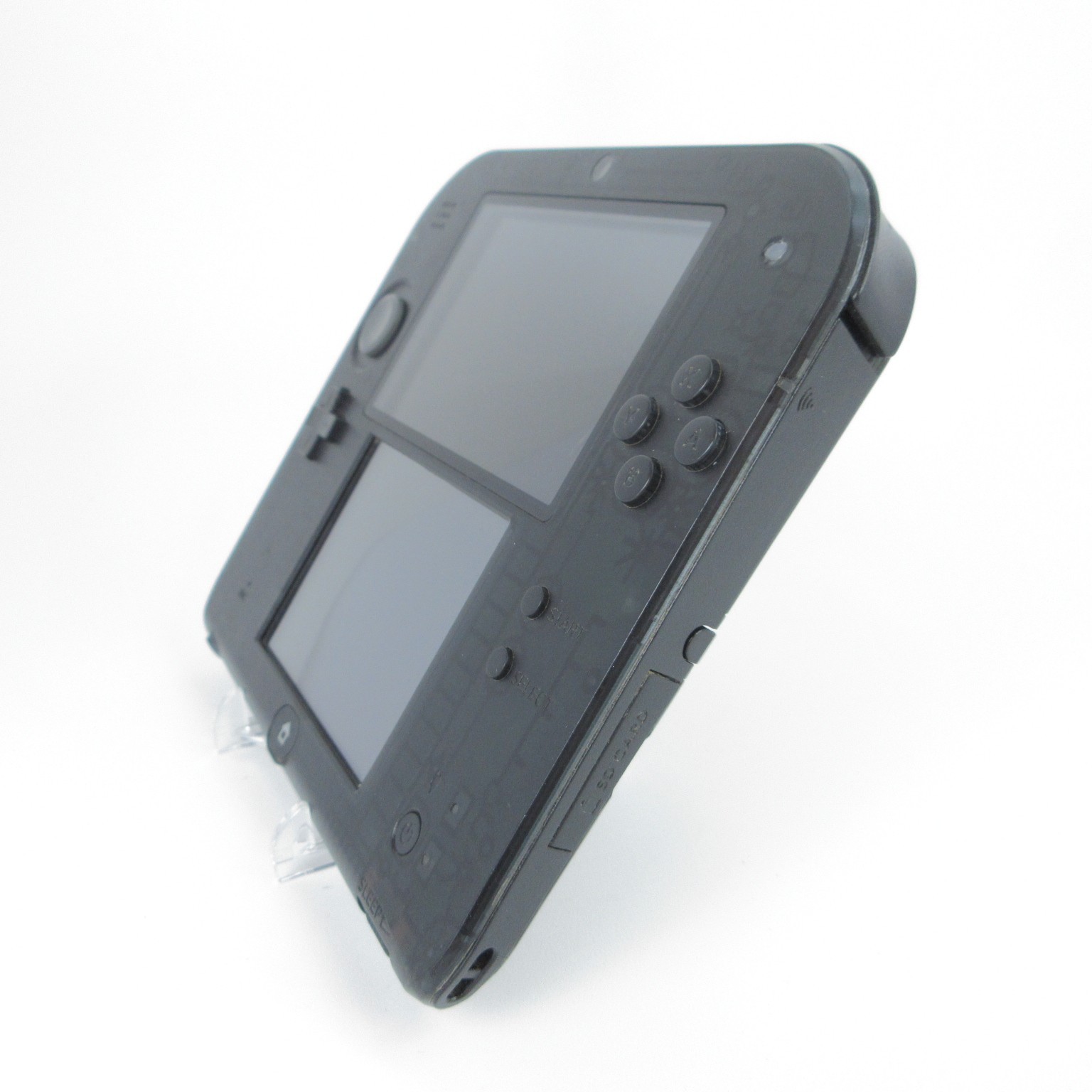 【Good】Nintendo 2DS Clear Black Console Japanese Edition #NET1106/04