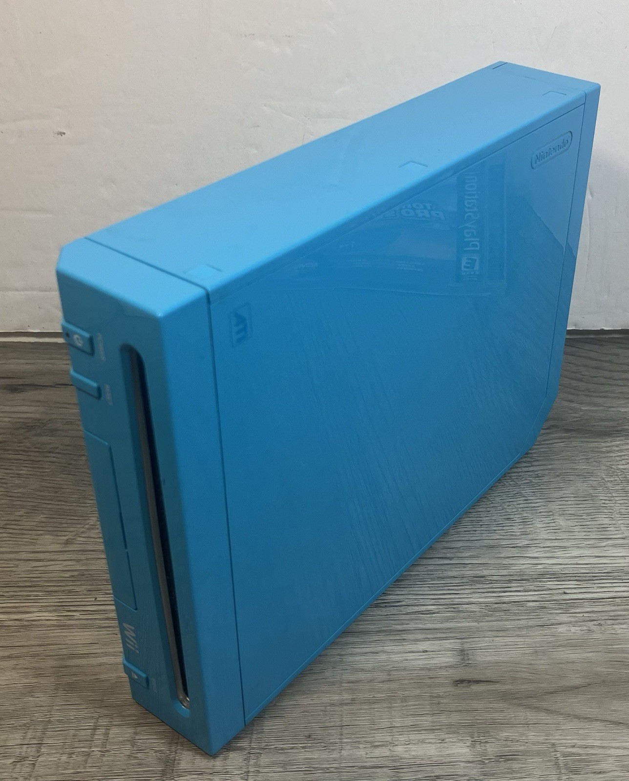 Nintendo Wii Console RVL-101 Blue Console Bundle W/ Controller 3 Games Cables