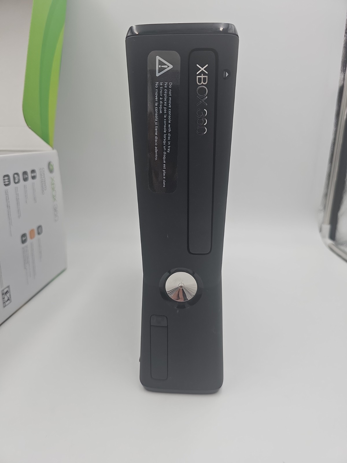 Xbox 360 Slim Console Complete w/ Box w/ OEM Controller – Tested & Working