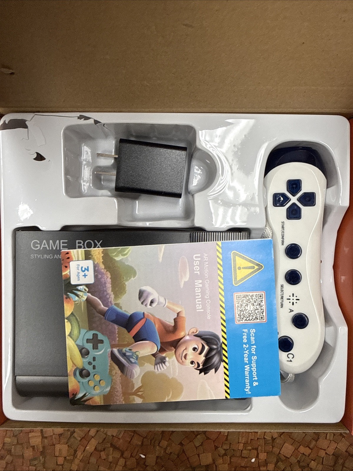 MetFut AR Motion Gaming Console Plug Play Video Game System for Kids