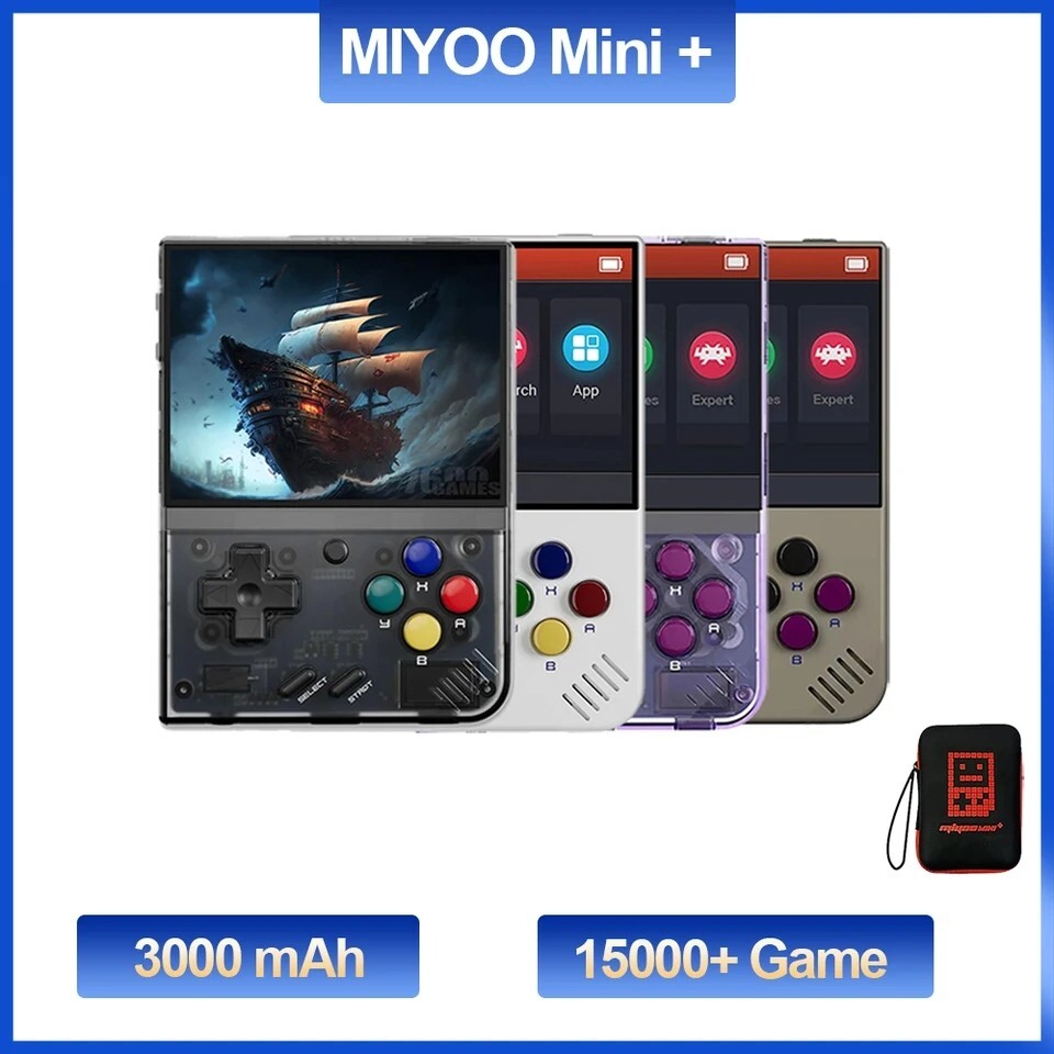 MIYOO Mini Plus Retro Handheld Game Console Portable V2 Mini+ IPS Screen