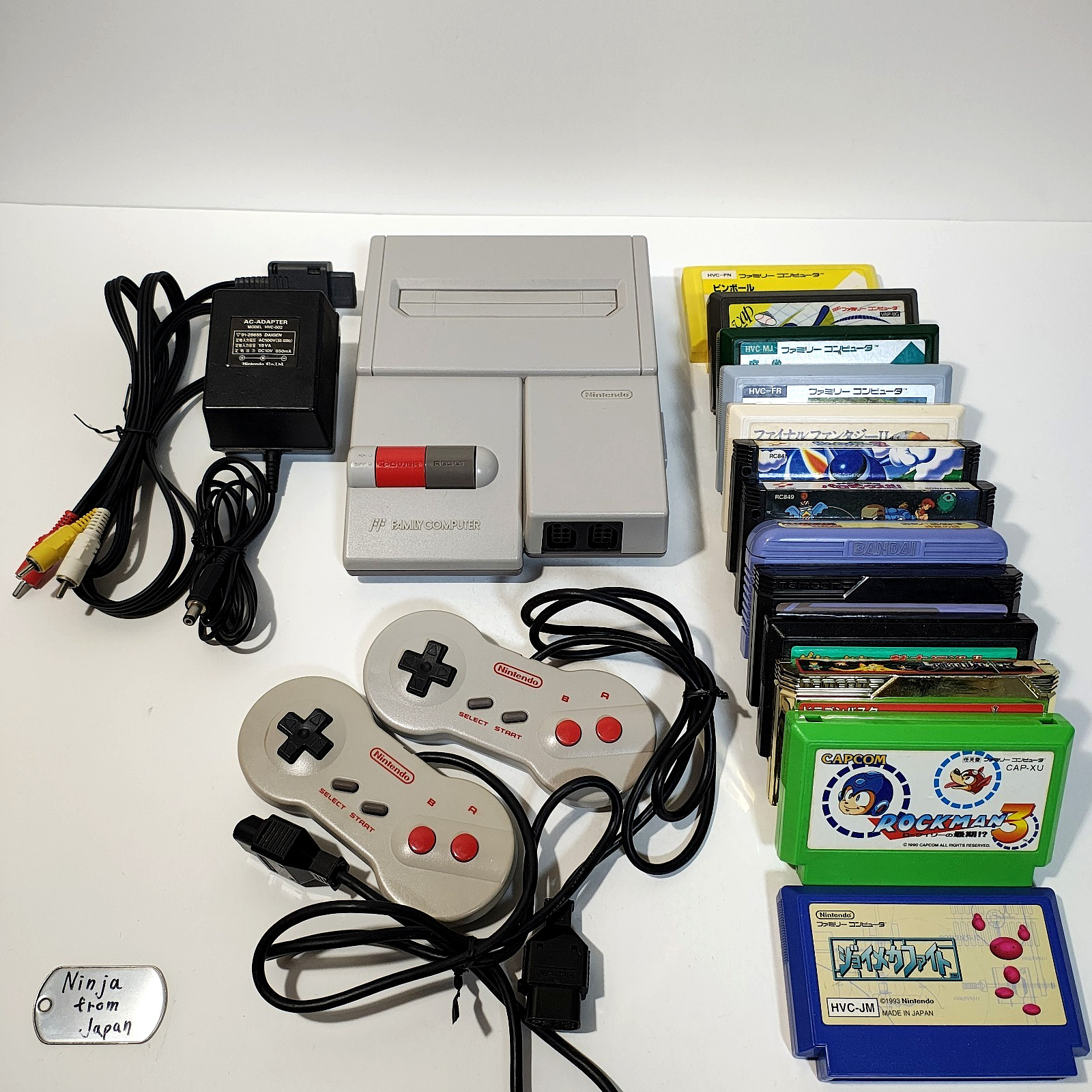 Nintendo AV Famicom Console New Famicom NES Bundle w/ 13 Games Japan Exclusive