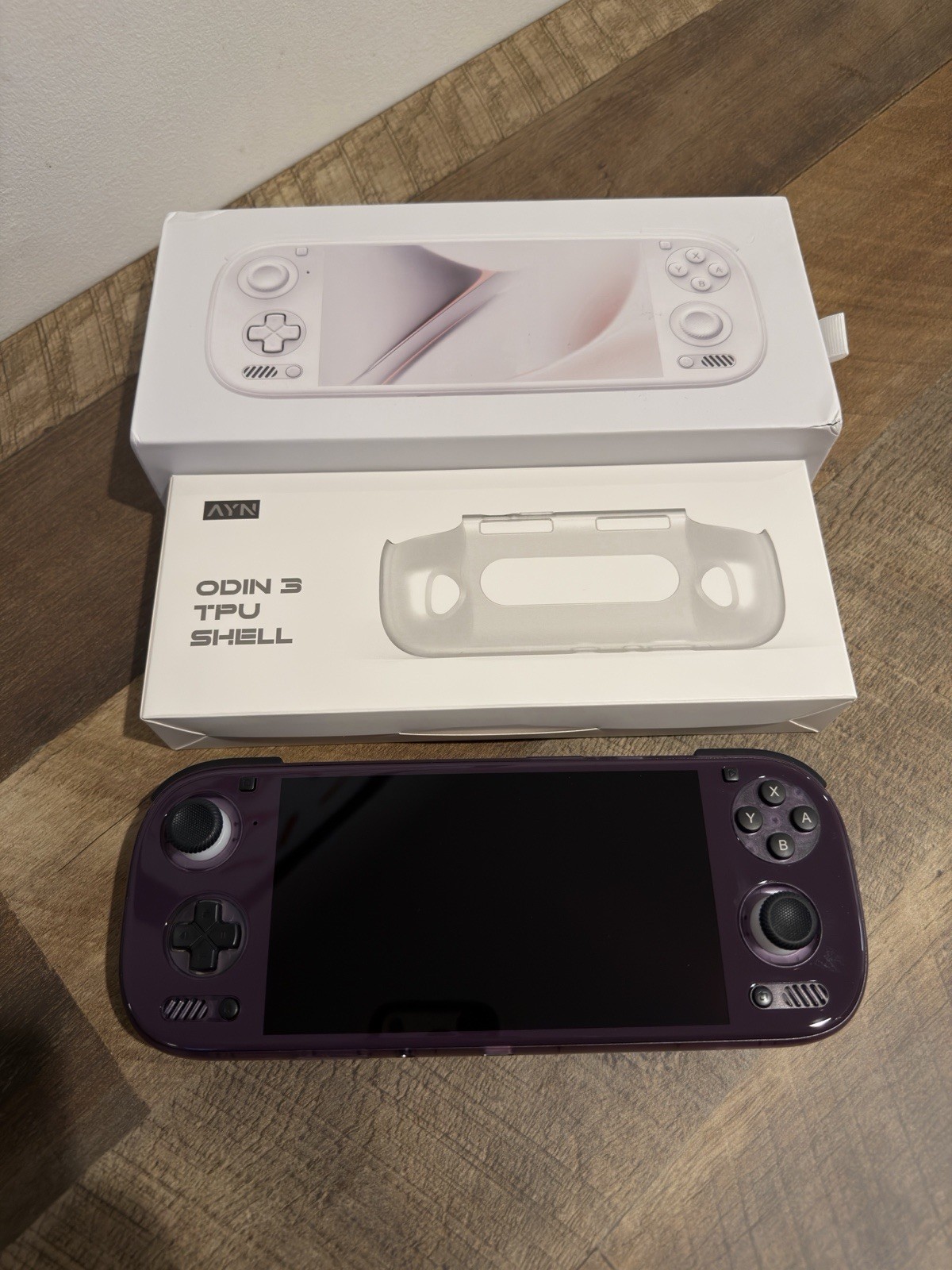 SHIPS FAST AYN Odin 3 Max Purple 16 + 512gb Handheld W/ Box, Charger & Grip