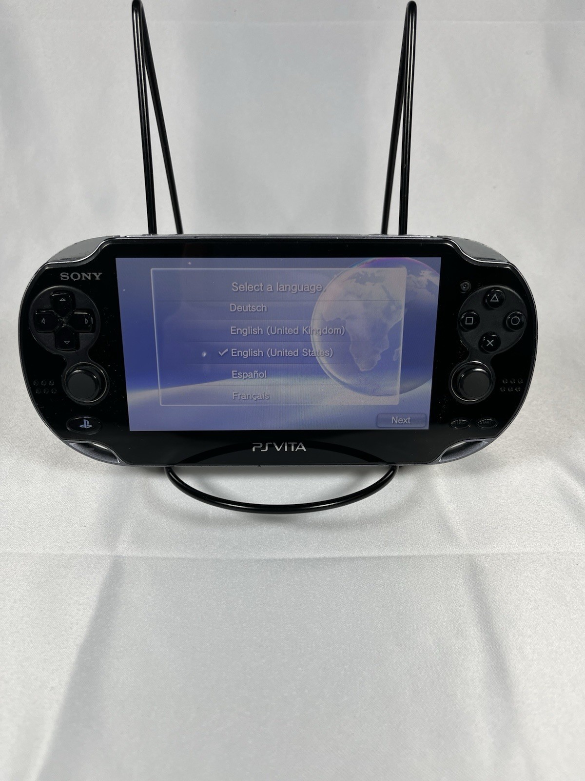 Sony PS Vita PCH-1101 OLED Black + 16GB Memory Card + Charger + Case Tested