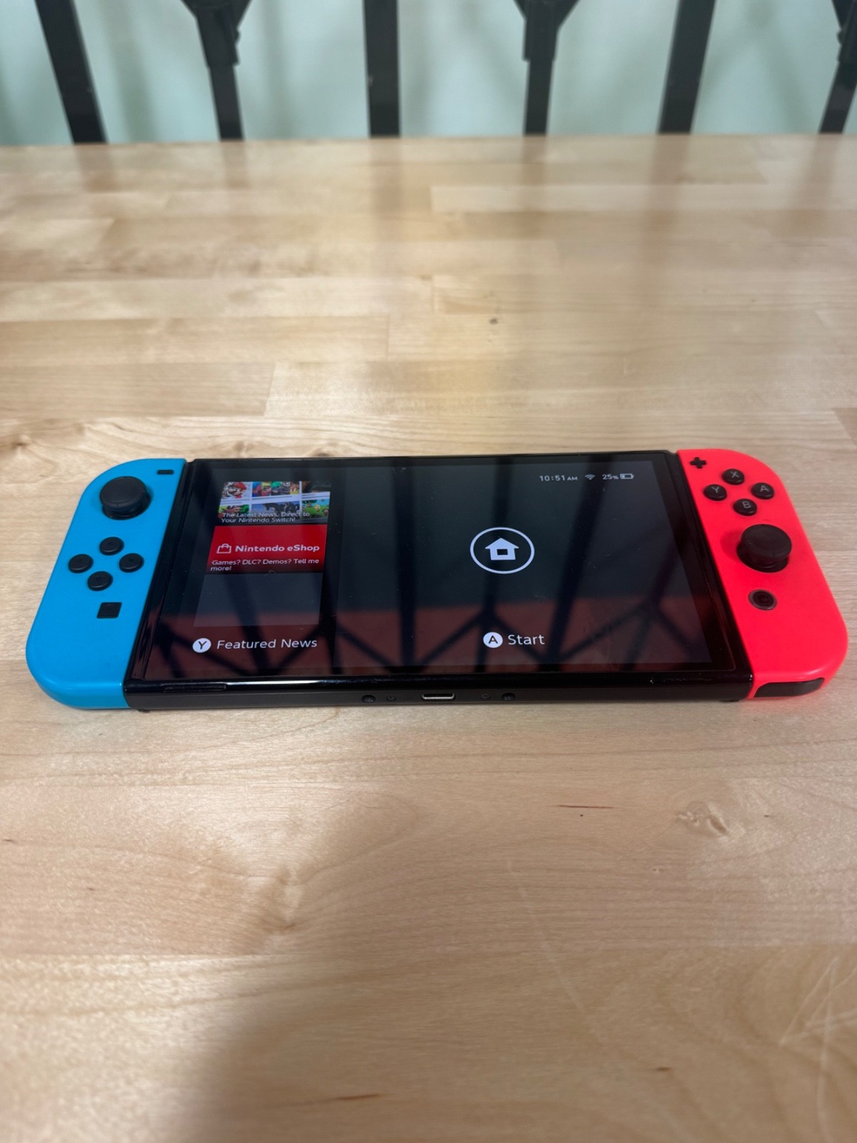 Nintendo Switch OLED Model HEG-001 Handheld Console – 64GB – Black/Neon Red/Neon